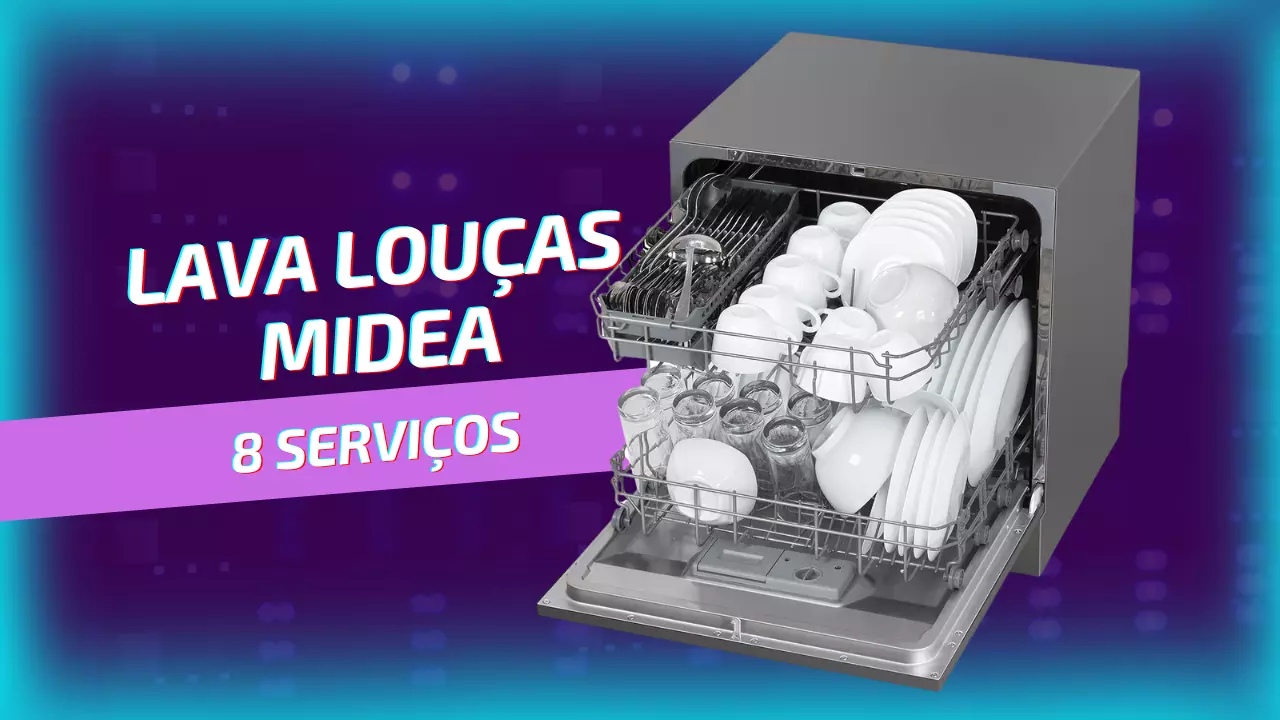 Lava Louças Midea 8 Serviços