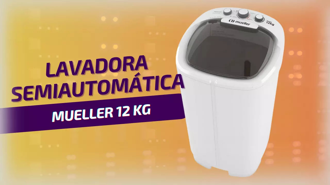Lavadora Semiautomática Mueller 12 kg