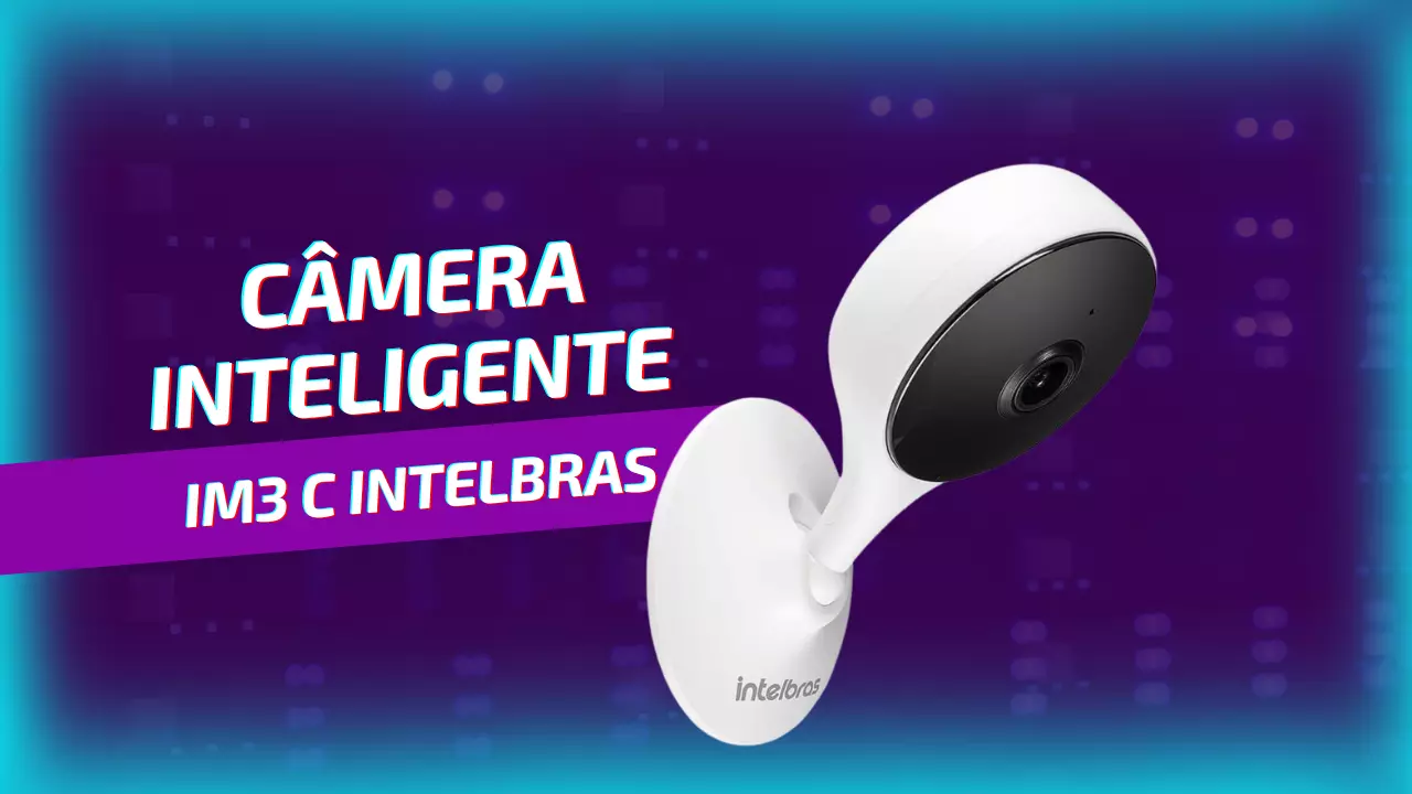 Câmera Inteligente Wi-fi Full HD iM3 C Intelbras Alexa